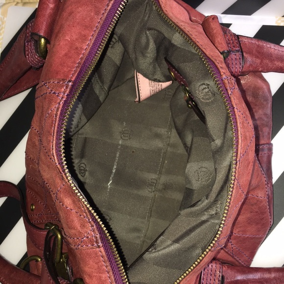 Vintage Juicy Couture purple leather purse. - Picture 9 of 16